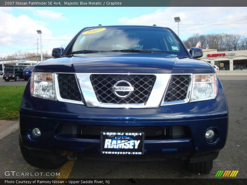 Majestic Blue Metallic / Graphite 2007 Nissan Pathfinder SE 4x4