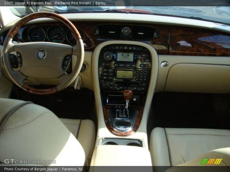 Radiance Red Metallic / Barley 2005 Jaguar XJ Vanden Plas