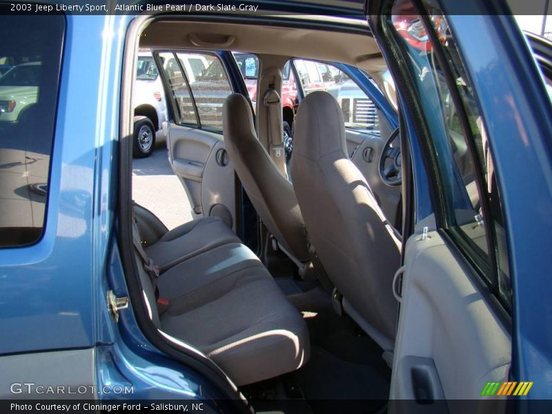 Atlantic Blue Pearl / Dark Slate Gray 2003 Jeep Liberty Sport