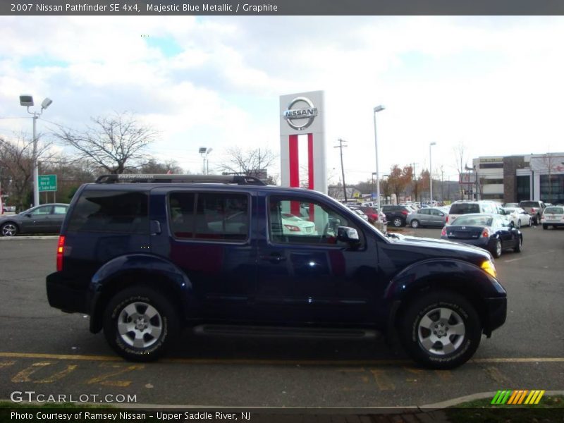 Majestic Blue Metallic / Graphite 2007 Nissan Pathfinder SE 4x4