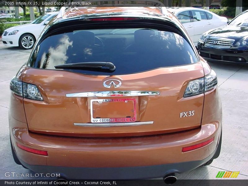 Liquid Copper / Brick/Black 2005 Infiniti FX 35