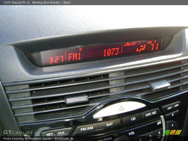 Winning Blue Metallic / Black 2005 Mazda RX-8