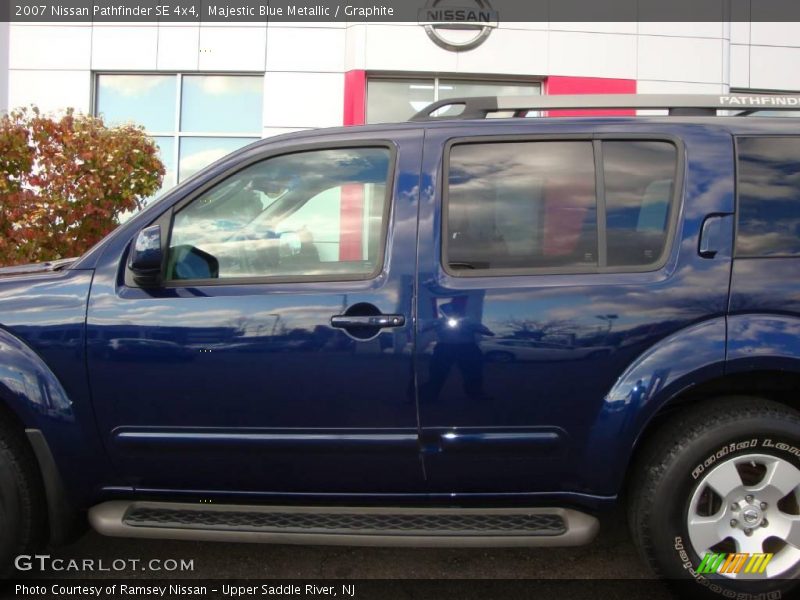 Majestic Blue Metallic / Graphite 2007 Nissan Pathfinder SE 4x4