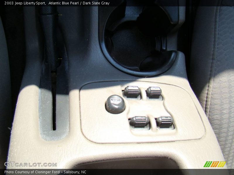 Atlantic Blue Pearl / Dark Slate Gray 2003 Jeep Liberty Sport
