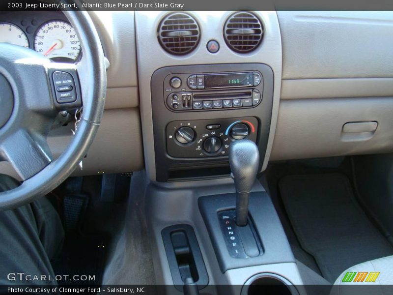 Atlantic Blue Pearl / Dark Slate Gray 2003 Jeep Liberty Sport