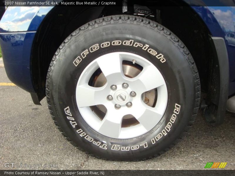 Majestic Blue Metallic / Graphite 2007 Nissan Pathfinder SE 4x4