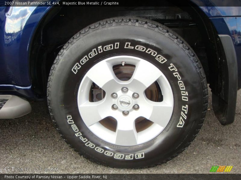 Majestic Blue Metallic / Graphite 2007 Nissan Pathfinder SE 4x4