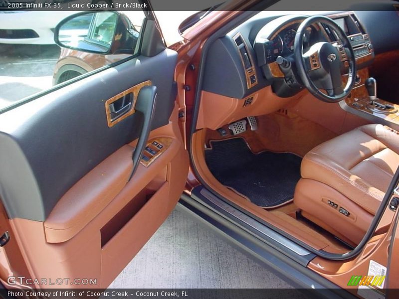 Liquid Copper / Brick/Black 2005 Infiniti FX 35