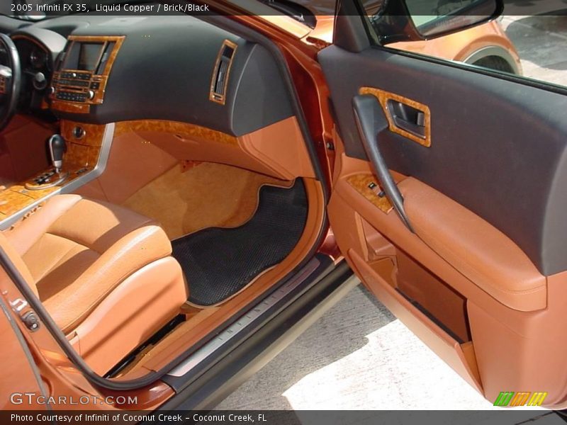 Liquid Copper / Brick/Black 2005 Infiniti FX 35