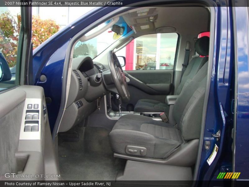 Majestic Blue Metallic / Graphite 2007 Nissan Pathfinder SE 4x4
