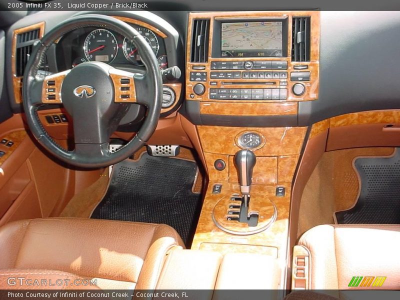 Liquid Copper / Brick/Black 2005 Infiniti FX 35