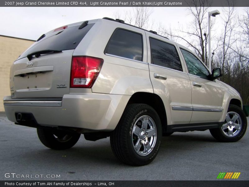 Light Graystone Pearl / Dark Khaki/Light Graystone 2007 Jeep Grand Cherokee Limited CRD 4x4