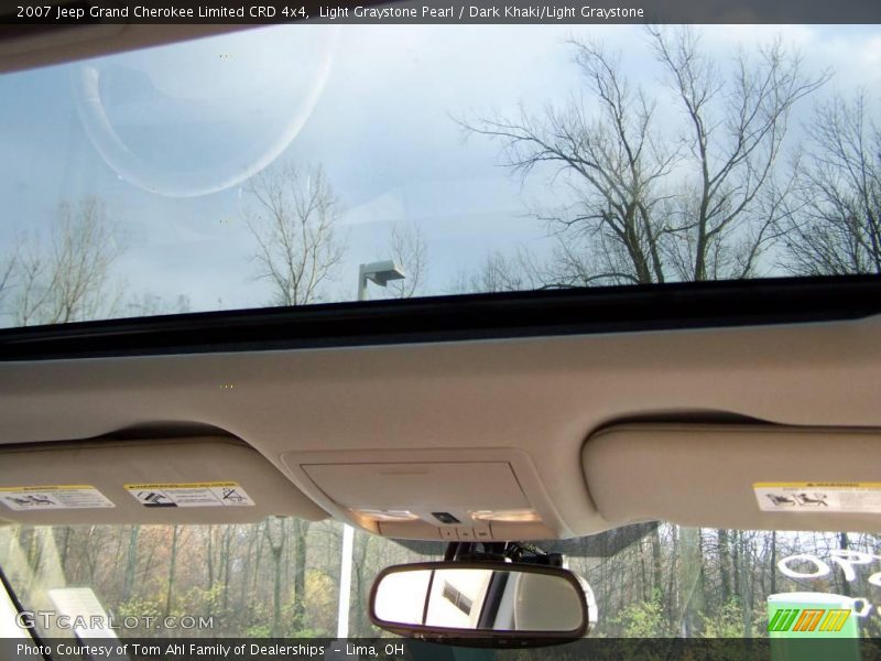 Light Graystone Pearl / Dark Khaki/Light Graystone 2007 Jeep Grand Cherokee Limited CRD 4x4
