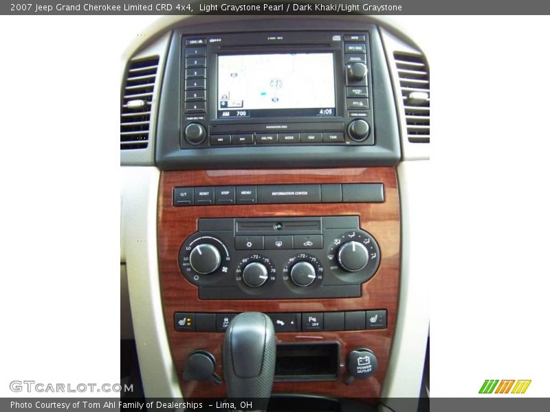 Light Graystone Pearl / Dark Khaki/Light Graystone 2007 Jeep Grand Cherokee Limited CRD 4x4