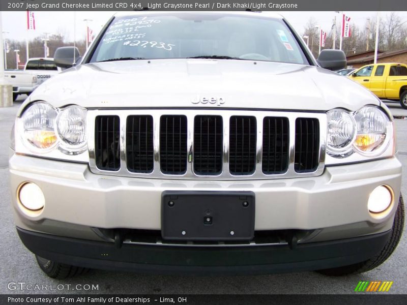 Light Graystone Pearl / Dark Khaki/Light Graystone 2007 Jeep Grand Cherokee Limited CRD 4x4