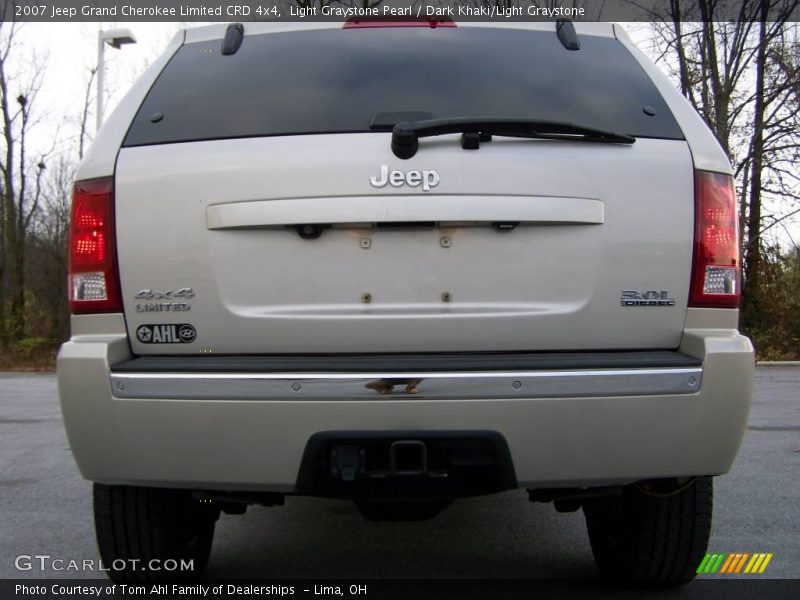 Light Graystone Pearl / Dark Khaki/Light Graystone 2007 Jeep Grand Cherokee Limited CRD 4x4