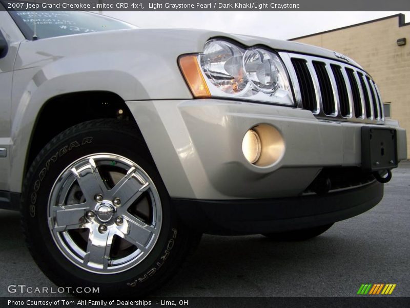Light Graystone Pearl / Dark Khaki/Light Graystone 2007 Jeep Grand Cherokee Limited CRD 4x4