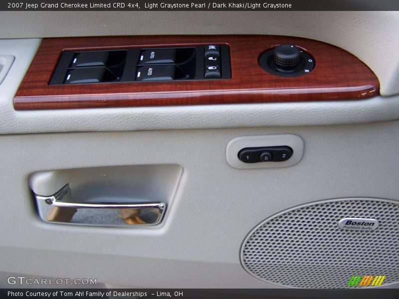 Light Graystone Pearl / Dark Khaki/Light Graystone 2007 Jeep Grand Cherokee Limited CRD 4x4