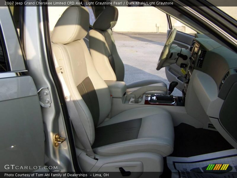 Light Graystone Pearl / Dark Khaki/Light Graystone 2007 Jeep Grand Cherokee Limited CRD 4x4