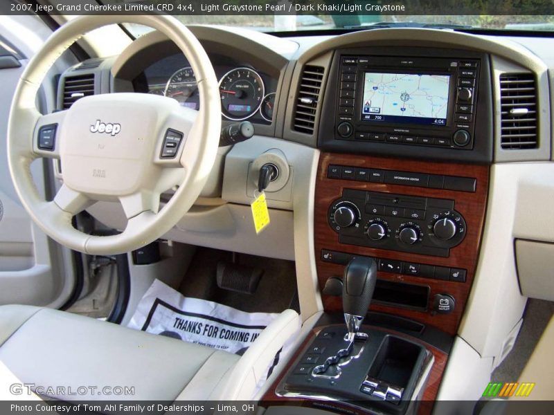 Light Graystone Pearl / Dark Khaki/Light Graystone 2007 Jeep Grand Cherokee Limited CRD 4x4