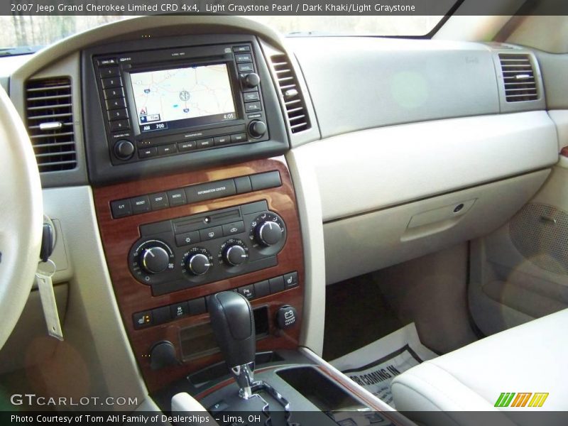 Light Graystone Pearl / Dark Khaki/Light Graystone 2007 Jeep Grand Cherokee Limited CRD 4x4