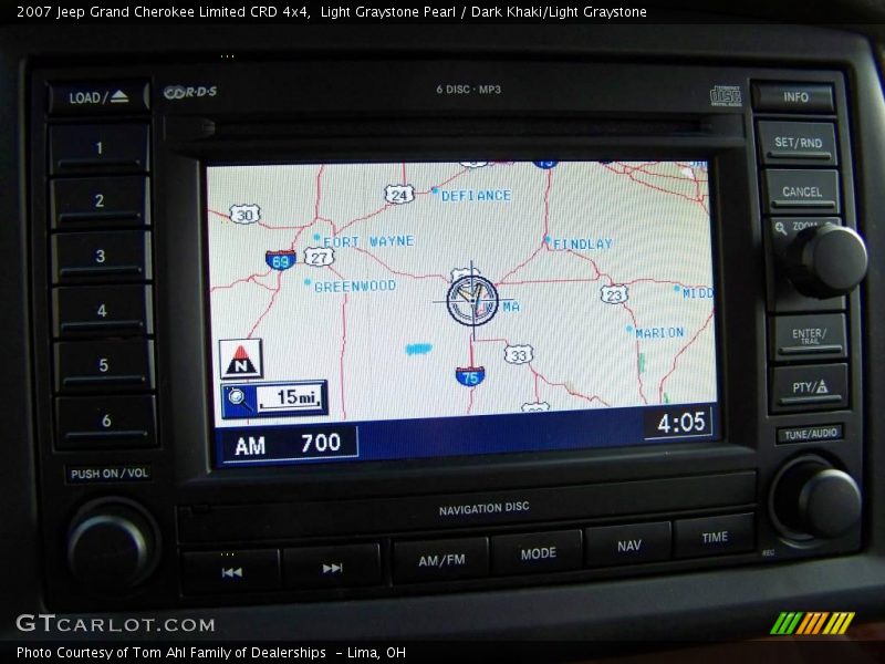 Light Graystone Pearl / Dark Khaki/Light Graystone 2007 Jeep Grand Cherokee Limited CRD 4x4