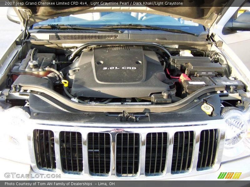 Light Graystone Pearl / Dark Khaki/Light Graystone 2007 Jeep Grand Cherokee Limited CRD 4x4