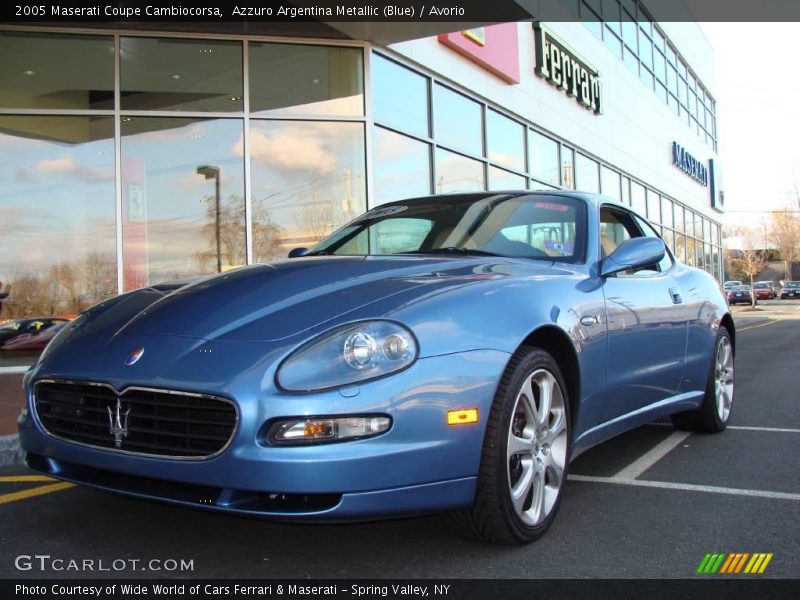 Azzuro Argentina Metallic (Blue) / Avorio 2005 Maserati Coupe Cambiocorsa