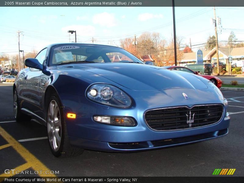 Azzuro Argentina Metallic (Blue) / Avorio 2005 Maserati Coupe Cambiocorsa