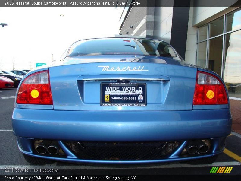 Azzuro Argentina Metallic (Blue) / Avorio 2005 Maserati Coupe Cambiocorsa