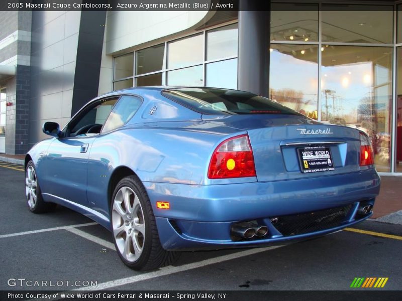 Azzuro Argentina Metallic (Blue) / Avorio 2005 Maserati Coupe Cambiocorsa