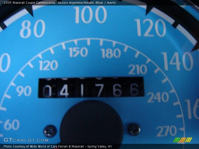 Azzuro Argentina Metallic (Blue) / Avorio 2005 Maserati Coupe Cambiocorsa
