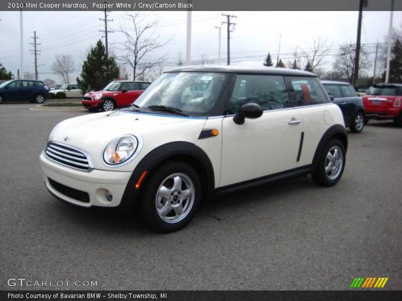 Pepper White / Grey/Carbon Black 2010 Mini Cooper Hardtop