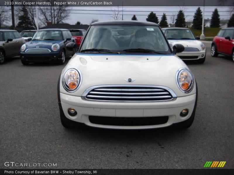 Pepper White / Grey/Carbon Black 2010 Mini Cooper Hardtop