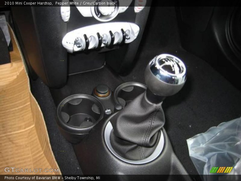 Pepper White / Grey/Carbon Black 2010 Mini Cooper Hardtop