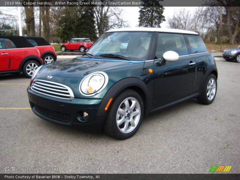 British Racing Green Metallic / Grey/Carbon Black 2010 Mini Cooper Hardtop