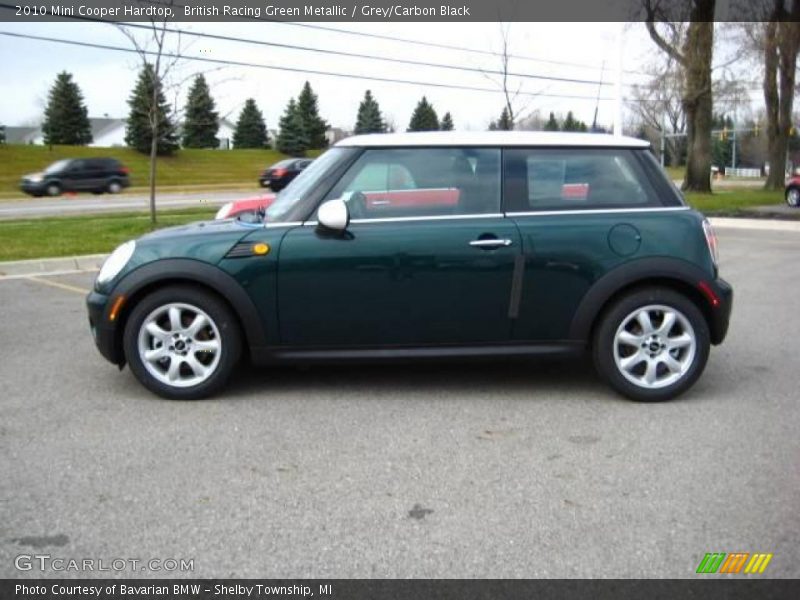 British Racing Green Metallic / Grey/Carbon Black 2010 Mini Cooper Hardtop