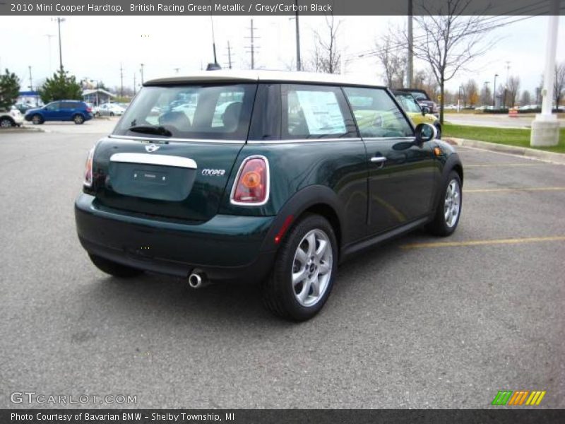 British Racing Green Metallic / Grey/Carbon Black 2010 Mini Cooper Hardtop