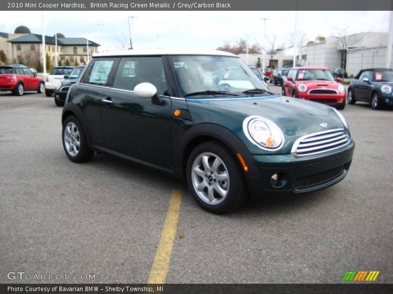 British Racing Green Metallic / Grey/Carbon Black 2010 Mini Cooper Hardtop