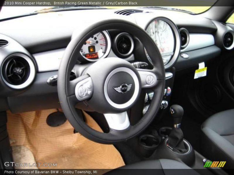 British Racing Green Metallic / Grey/Carbon Black 2010 Mini Cooper Hardtop