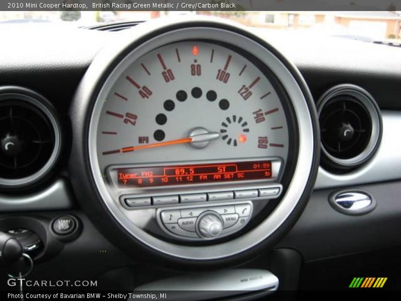 British Racing Green Metallic / Grey/Carbon Black 2010 Mini Cooper Hardtop