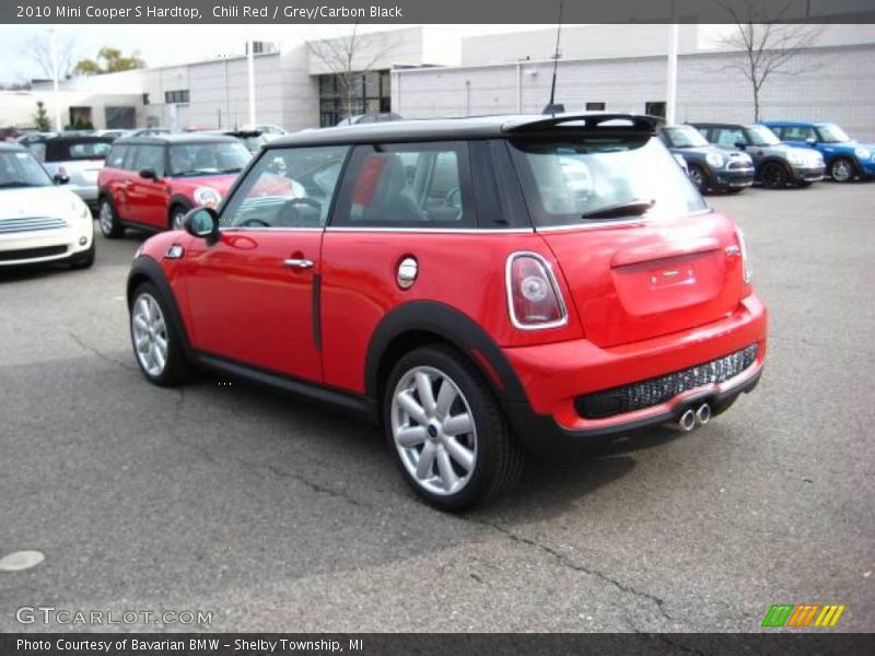 Chili Red / Grey/Carbon Black 2010 Mini Cooper S Hardtop