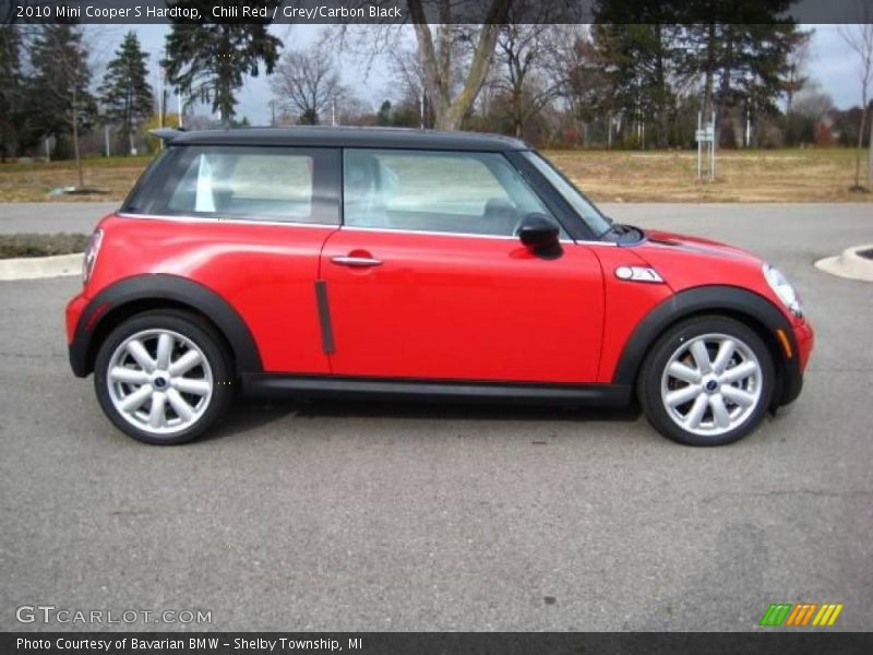 Chili Red / Grey/Carbon Black 2010 Mini Cooper S Hardtop