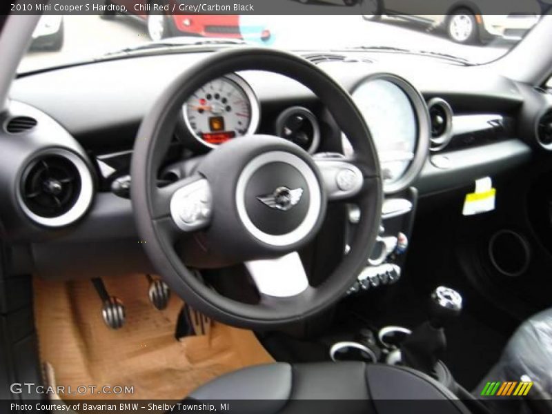 Chili Red / Grey/Carbon Black 2010 Mini Cooper S Hardtop