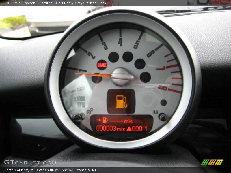 Chili Red / Grey/Carbon Black 2010 Mini Cooper S Hardtop