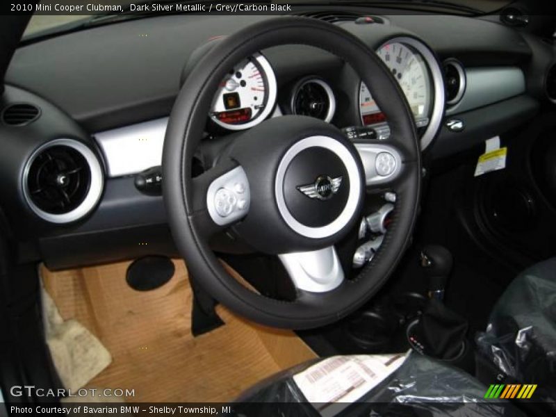 Dark Silver Metallic / Grey/Carbon Black 2010 Mini Cooper Clubman