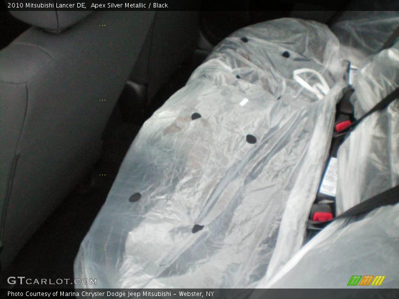 Apex Silver Metallic / Black 2010 Mitsubishi Lancer DE