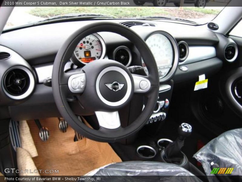 Dark Silver Metallic / Grey/Carbon Black 2010 Mini Cooper S Clubman