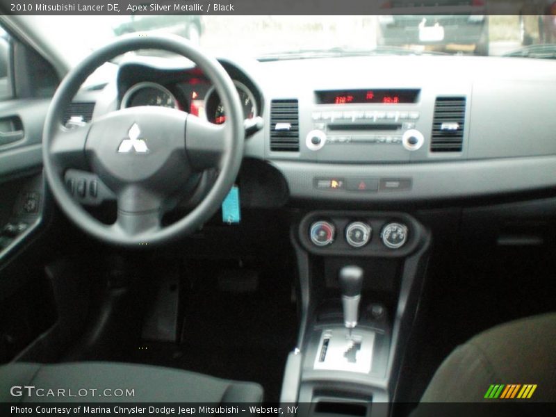 Apex Silver Metallic / Black 2010 Mitsubishi Lancer DE