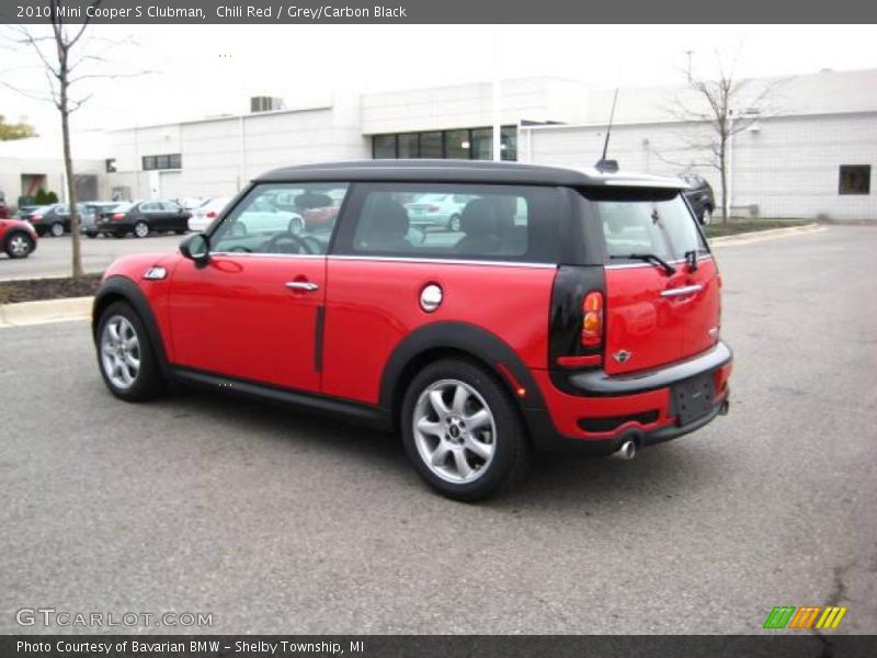 Chili Red / Grey/Carbon Black 2010 Mini Cooper S Clubman
